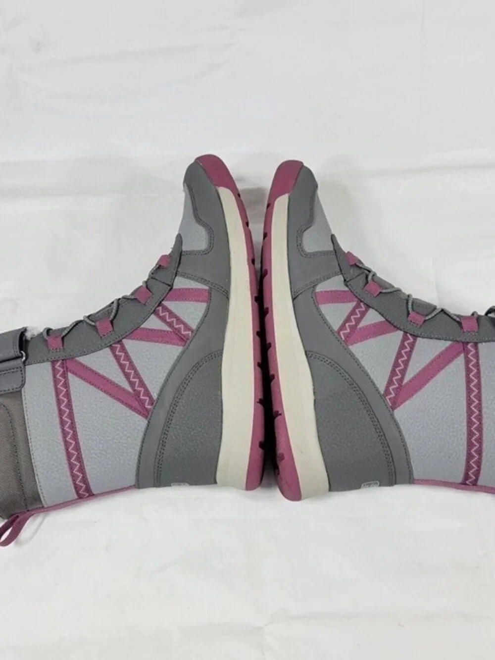 Merrell Women Size 6 Snow Crush 2.0 Boots Waterproof Winter Gray Faux Fur